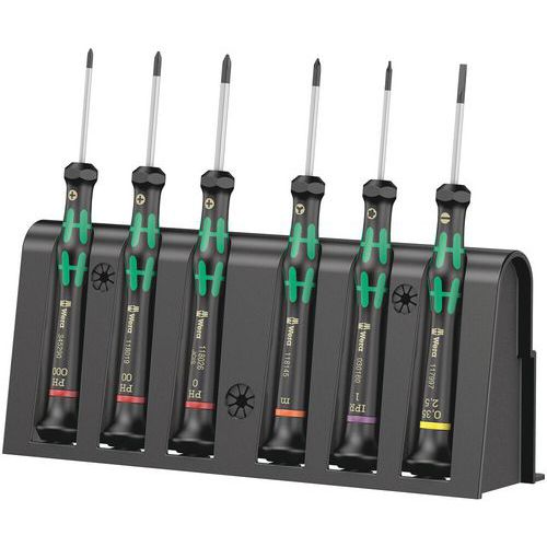 Schroevendraaierset Micro elektronica 6 delig - 2050/6 - Wera