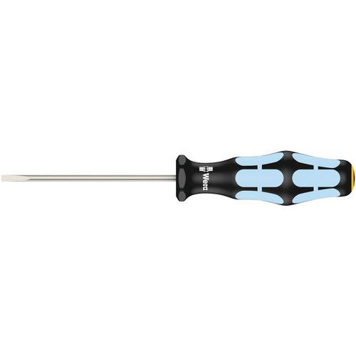 Schroevendraaier rvs sleuf - 3335 - Wera
