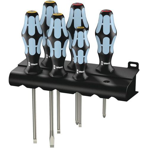 Schroevendraaierset rvs 6 delig - 3334/6 - Wera