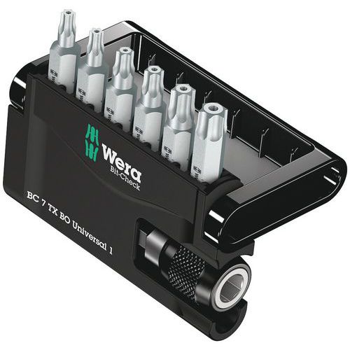 Bitset 7 delig - Bit-Check 7 TXBO Universal 1 - Wera