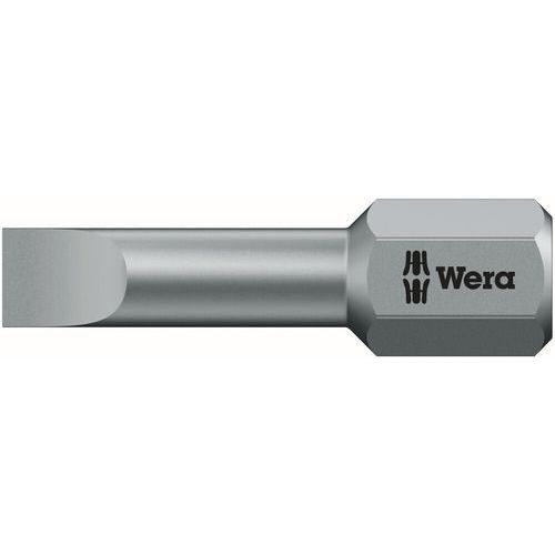 Schroefbit sleuf torsiezone - 800/1 TZ - Wera