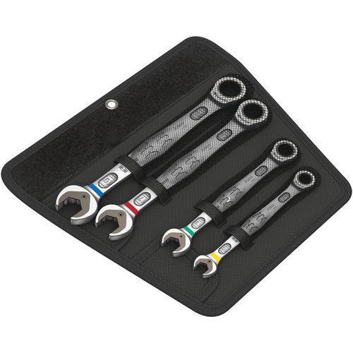 Steek- en ringratelsleutelset - 6000 Joker 4 Set 1 - Wera