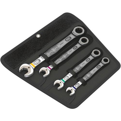 Steek- en ringratelsleutelset - 6000 Joker 4 Imperial Set 1 - Wera