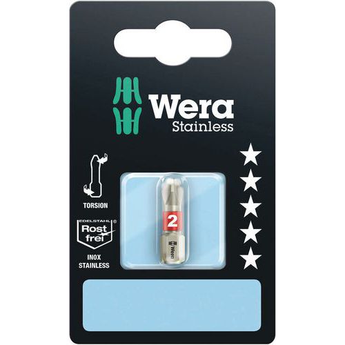 Schroefbit Philips rvs torsiezone - 3851/1 TS SB SiS - Wera