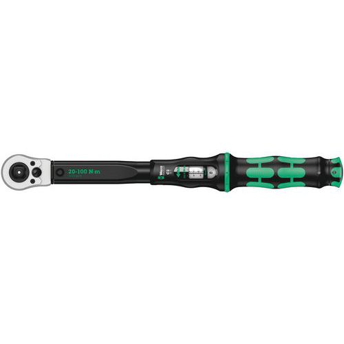 Momentsleutel Push 20 - 100Nm - Click-Torque C 2 Push R/L - Wera