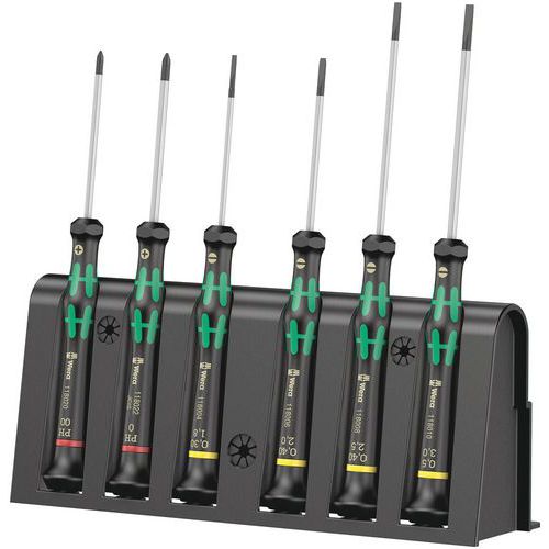 Schroevendraaierset elektronica 6 delig - 2035/6 A Micro - Wera