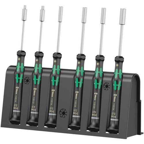 Schroevendraaierset elektronica 6 delig - 2069/6 Micro - Wera