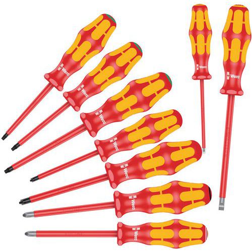 Schroevendraaierset Kraftform Plus 9 delig 160 i/162 i/167 i/9 - Wera