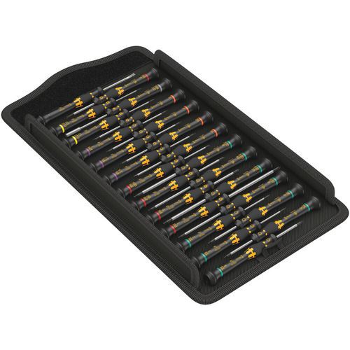 Schroevendraaierset 25 delig - Kraftform Micro ESD Big Pack 1 - Wera