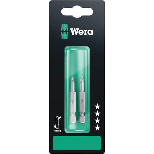 Schroefbit Pozidriv torsiezone - 855/4 TZ SB SiS - Wera