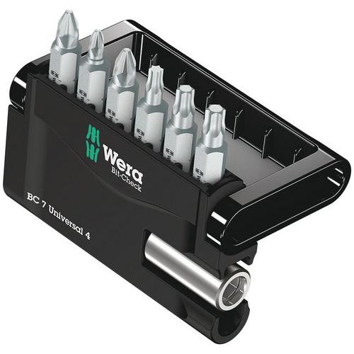 Bitset 7 delig - Bit-Check 7 Universal 4 - Wera