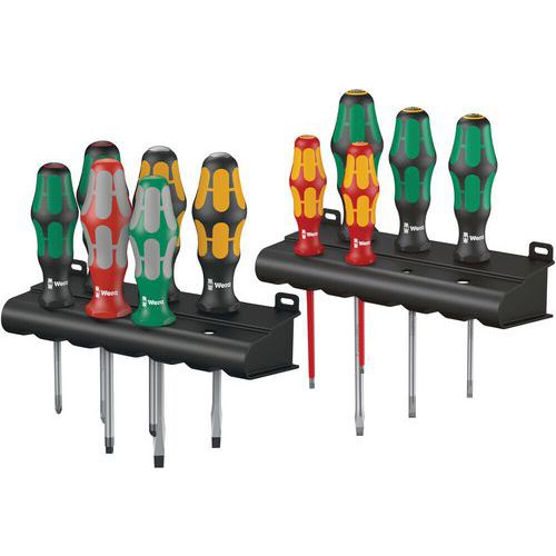 Schroevendraaierset 11 delig - Kraftform XXL 3 - Wera