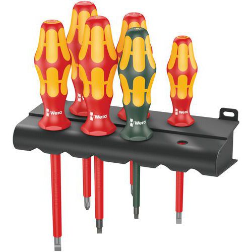 Schroevendraaierset Kraftform Plus 6 delig - 160 i/168 i/6 - Wera