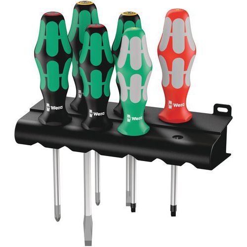 Schroevendraaierset 6 delig - 334/368/6 - Wera