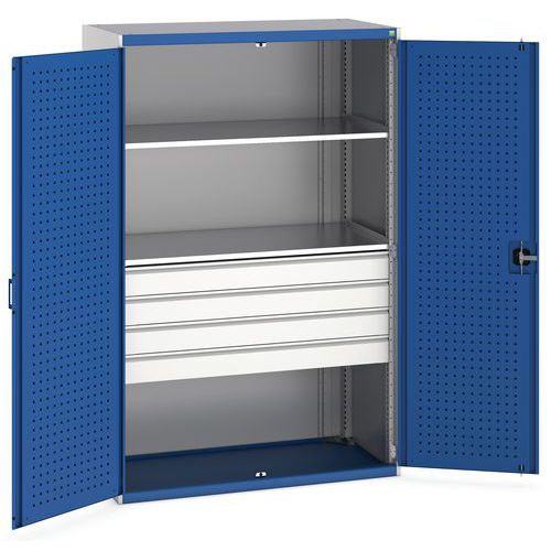Armoire lourde combinée Cubio 1300x650x2000mm - Bott Armoire lourde combinée Cubio 1300x650x2000mm - Bott