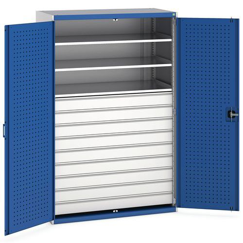 Kombi Schwerschrank Cubio 1300 x 650 x 2000 mm - Bott