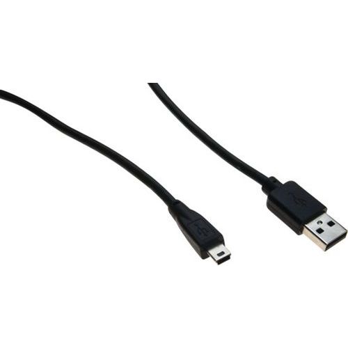USB 2.0 -kabel type A en mini B - 5,0 m