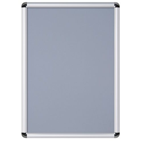 Aluminium kliklijst met afgeronde hoek, Materiaal: Aluminium, Breedte: 87.2 cm, Breedte lijst: 87.2 cm