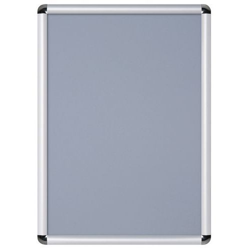 Aluminium kliklijst met afgeronde hoek, Materiaal: Aluminium, Breedte: 24.1 cm, Breedte lijst: 24.1 cm
