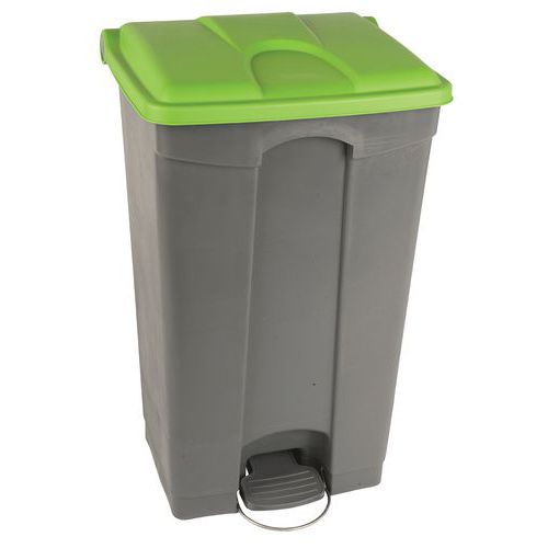 Afvalverzamelaar Step-On 90L, Totale inhoud: 90 L, Opening: Met pedaal, Materiaal: Kunststof