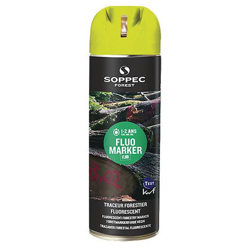 Aérosol de marquage Forestier fluorescent - Fluo Marker® - Soppec