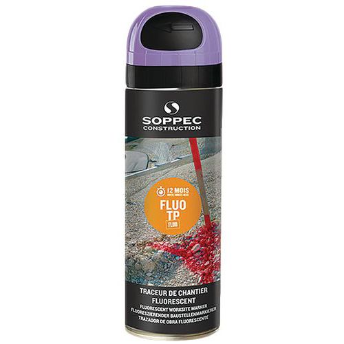 Spuitbus, fluorescerende terreinmarker - Fluo TP® - 500 ml - Soppec