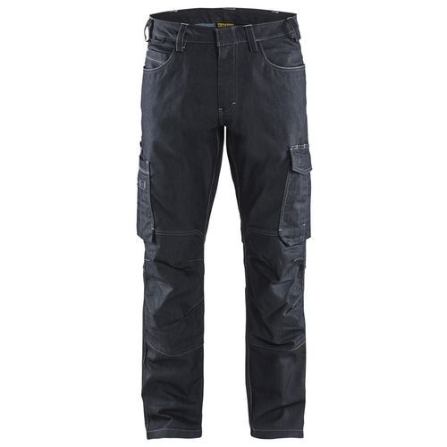 Service werkbroek denim stretch 1439 - marineblauw
