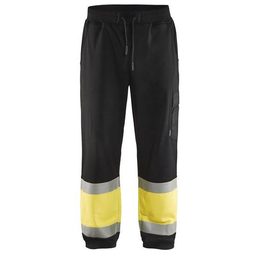 Jogging haute visibilité noir/jaune fluorescent