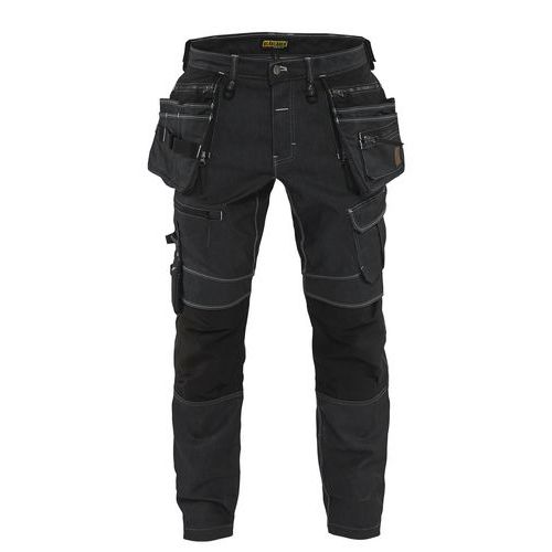 Pantalon x1900 artisan stretch 2D noir