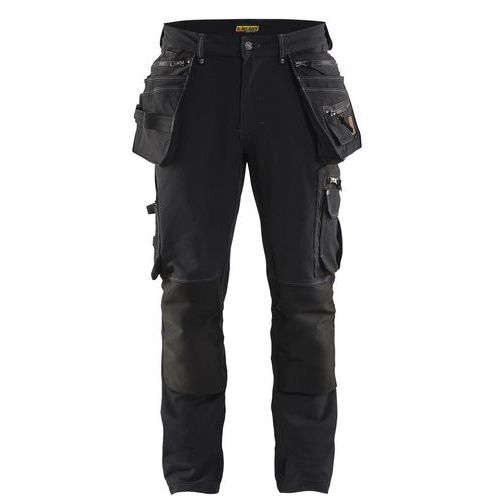 Werkbroek met 4-weg stretch X1900 1998 - zwart
