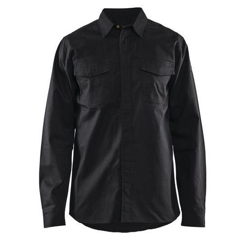Overhemd vlamvertragend 3226 - zwart