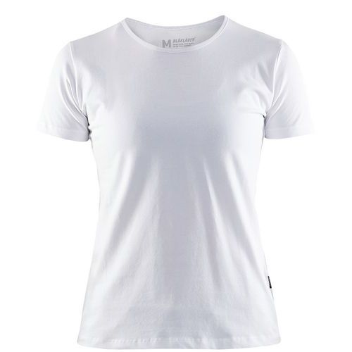 T-Shirt femme blanc, coupe ajustée