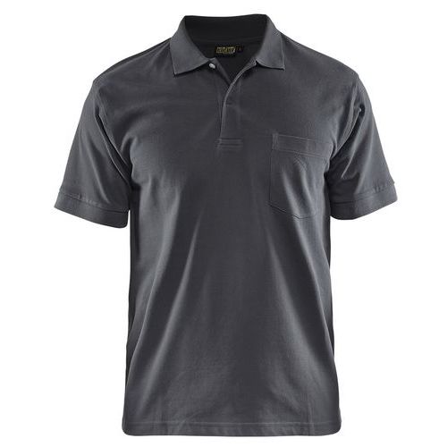 Piqué Polo 3305 - korte mouw - donkergrijs