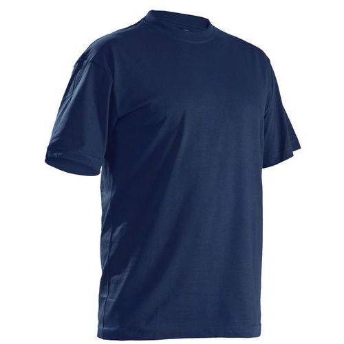 T-shirt 3325 - ronde hals - donke rmarineblauw