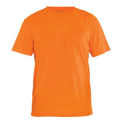T-shirt technique anti-UV orange fluorescent