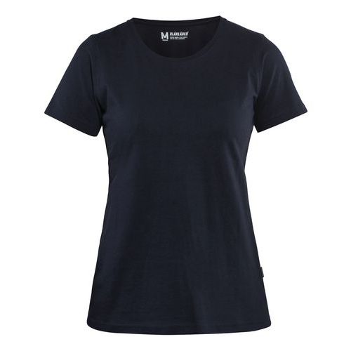 T-shirt Dames 3334 - ronde hals - donker marineblauw