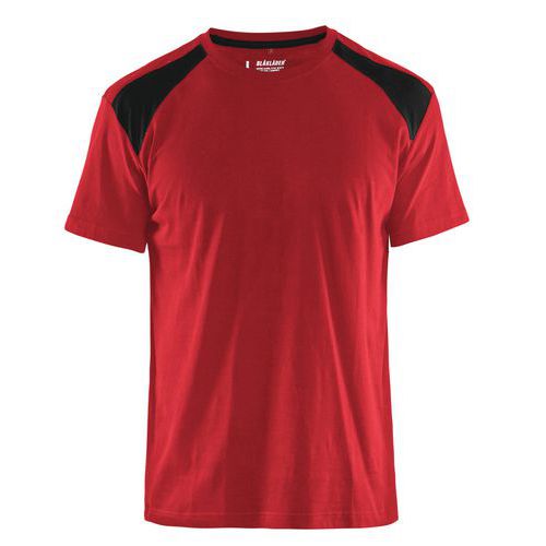 T-shirt rouge/noir