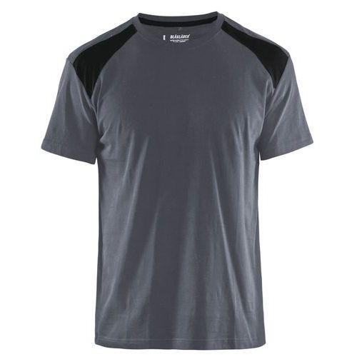 T-shirt Bi-Colour 3379 - grijs/zwart