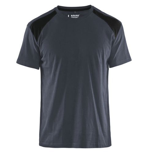 T-shirt gris foncé/noir