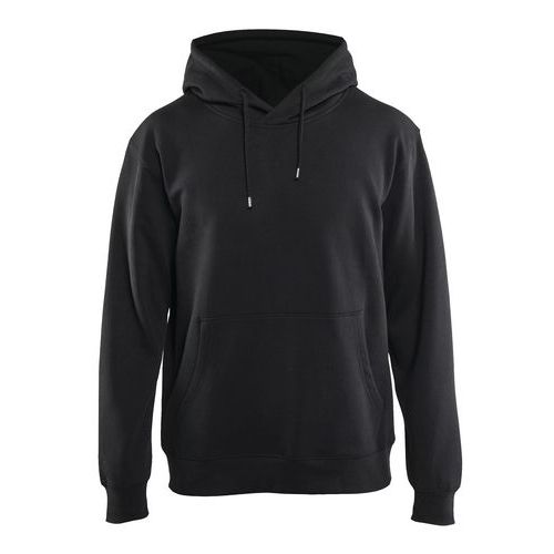 Sweatshirt hooded met binnenzak 3396 - zwart