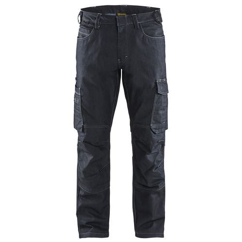 Service werkbroek denim stretch 1439 - marineblauw