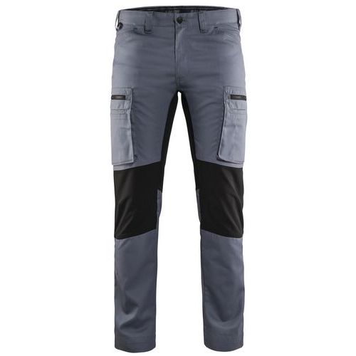 Service werkbroek met stretch 1459 - grijs/zwart