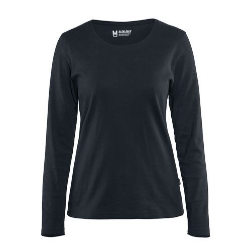 T-shirt manches longues femme marine foncé