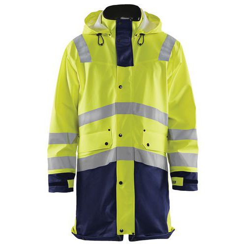 Regenjas High Vis LEVEL 3 4326 - geel/marineblauw