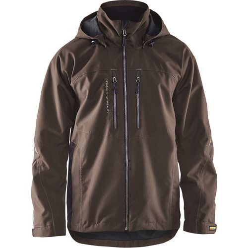 Winterjas Lichtgewicht 4890, Type kledingstuk: Werkjas en vest, Geslacht: Man, Kleur: Zwart/bruin, Maat: XL