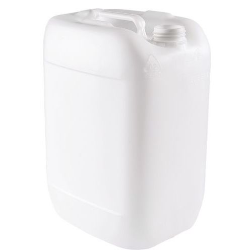 Jerrycan, wit, gehomologeerd, Totale inhoud: 2 L, Kleur: Transparant, Breedte: 130 mm, Hoogte: 145 mm