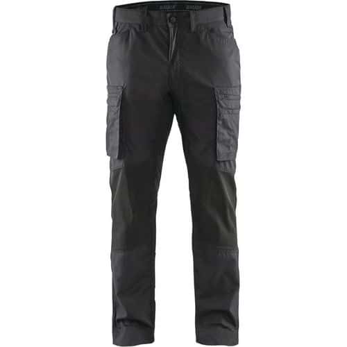 Pantalon X1900 à stretch 4D gris noir - Blåkläder