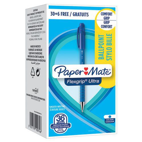 Intrekbare balpen Papermate Flexgrip Ultra Intrekbare balpen Papermate Flexgrip Ultra