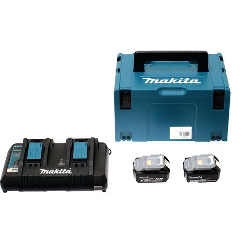 Pack énergie 18V avec coffret MAKPAC - Makita