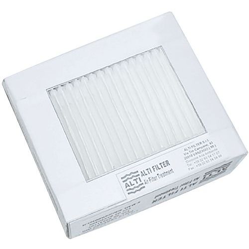 Filter EPA E11 voor handdroger, Breedte: 50 mm, Diepte: 50 mm, Hoogte: 60 mm, Voor model: Mini Zefiro
